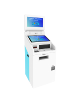 Kiosque d'impression de documents A4 tout-en-un en libre-service avec SDK, imprimante laser A4 sur pied, paiement par espèces et pièces pour universités