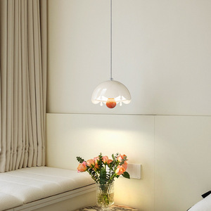 Lámpara de pared Led E27, luz de cabecera de un solo cabezal, estilo crema, protección para los ojos, para dormitorio y hogar - Product Image 2