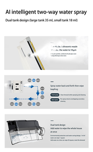 <span class=keywords><strong>Robot</strong></span> nettoyeur de vitres électrique <span class=keywords><strong>magnétique</strong></span> intelligent Tuya 2800pa Anti-chute <span class=keywords><strong>Lave</strong></span>-vitres en verre - Product Image 5