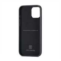 Étui en cuir portefeuille détachable magnétique rétro 2-EN-1 fentes pour cartes housse antichoc pour iPhone 11 12 13 14 15 Pro Max