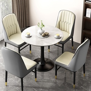 Weaver Birds, silla de comedor moderna con marco de madera maciza, mesa de comedor para el hogar, silla informal de té de gama alta de lujo, Mahjong de hierro forjado - Product Image 5