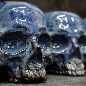 Skull <b>Mug</b> Resin <b>Halloween</b> Decoration Indoor Gift Cup - Product Image 2