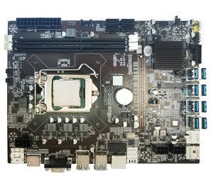 B75 soporte USB 8 gráficos TARJETA DE LGA1155 <span class=keywords><strong>DDR3</strong></span> placa base con procesador - Product Image 1