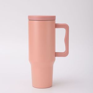 Vaso Térmico de Acero Inoxidable de 40 oz con Logotipo Personalizado, Asa y Tapa Hermética para Viajes en Auto - Product Image 4