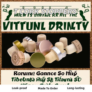 Petits bouchons de bouteilles de vin en forme de T personnalisés <span class=keywords><strong>bouchon</strong></span> en liège aluminium-plastique pour bocaux en verre de vin, de spiritueux et de liqueur - Product Image 2