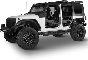 Accessoire <span class=keywords><strong>demi</strong></span>-porte en acier pour <span class=keywords><strong>Jeep</strong></span> Wrangler <span class=keywords><strong>JK</strong></span> 2007-2024, pour voitures 2 et 4 <span class=keywords><strong>portes</strong></span>, état neuf, installation facile, garantie - Product Image 4
