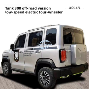 Nuevo diseño de vehículo eléctrico todoterreno estilo tanque, de cuatro ruedas y baja velocidad, para uso en granjas y parques. - Product Image 4