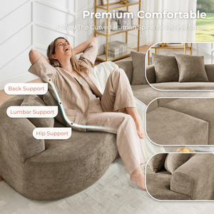 Fournisseur de meubles sur mesure à Foshan, livraison directe, MOQ 1 ensemble, meubles de salon haut de gamme, ensemble de canapés en tissu - Product Image 4