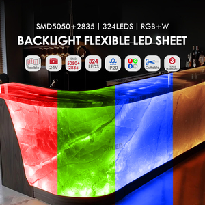 Feuille LED Flexible RGB+W avec Garantie 3 Ans, 324 LED, 45W, DC24V pour Éclairage Auxiliaire - Product Image 6