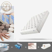 Matelas à ressorts ensachés de haute qualité, durable et moderne, pour hôtel cinq étoiles, avec mousse à mémoire de forme 7 zones, idéal pour l'école, grand matelas double simple
