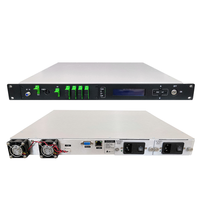 Offre Spéciale FTTH 1550nm GPON EYDFA / EDFA avec WDM 1U 4/8 Ports 20 24 dBm CATV Fibre Optique