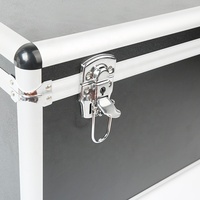 Boîtier en aluminium de haute qualité, 8 pièces, grande capacité avec mousse personnalisé