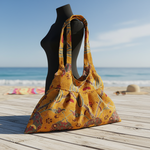 Bolsa de playa plisada de diseño turco - Product Image 3