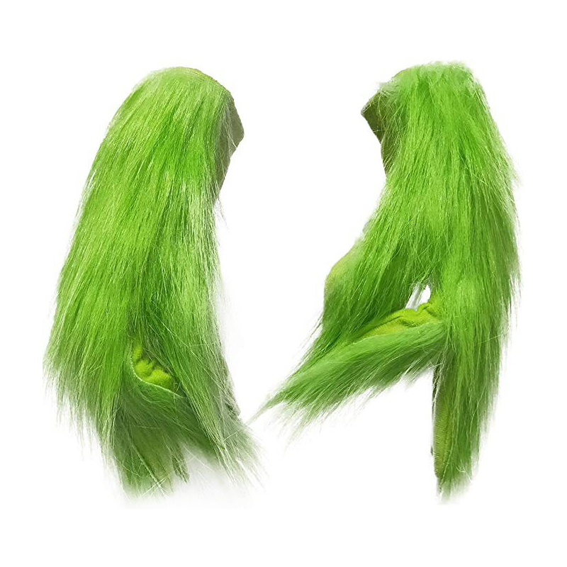 Máscara De Monstruo Verde De Látex Con Guantes – Disfraz Navideño De Papá Noel Verde Para Adultos – Ideal Para Halloween Y Cosplay