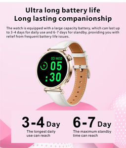 สมาร์ทวอทช์รุ่นล่าสุด S6 <span class=keywords><strong>Mini</strong></span> หน้าจอ Amoled 3D UI ขนาด 1.32 นิ้ว สายคู่ กันน้ำ IP67 วัดอัตราการเต้นของหัวใจ - Product Image 6