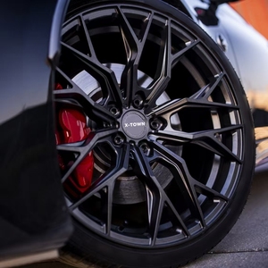 Rines de Aleación Forjados Personalizados de Diseño Cóncavo Profundo de 15-24 Pulgadas 5x112 5x114.3 5x127, Rines Negros de Lujo para Autos de Carreras para W205 C300 F30 E90 Q7 Q3 - Product Image 4