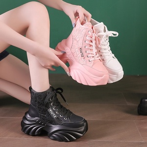 Dropshipping Custom Logo <strong>Pink</strong> Platform <strong>Boots</strong> Designer Shoes Women Chunky Martin <strong>Boots</strong> for Ladies - Product Image 2
