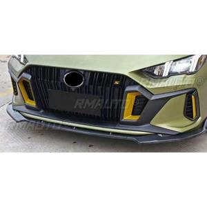 Para GAC Trumpchi EMPOW 2021: Kit de carrocería con alerón difusor y labio divisor de parachoques delantero, negro brillante, pieza de modificación de labio de parachoques - Product Image 6