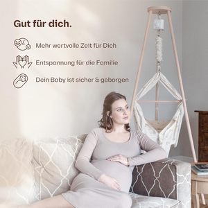 Cuna Mecánica para Bebé Lottili, Color Blanco, con Motor, Funciona con Batería y USB, Hecha en Alemania - Product Image 5