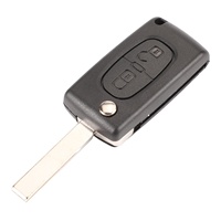 Clé télécommande 2B 2 boutons ASK FSK 433MHz PCF7941/7961 pour 207/307/307s/308/407 et Citroën C2/C3/C4/C5/Berlingo/Picasso