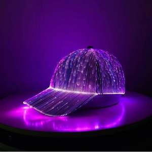 Nuevo Sombrero <span class=keywords><strong>de</strong></span> Fibra Óptica LED RGB <span class=keywords><strong>de</strong></span> 7 Colores Intermitentes con Luz Nocturna, Batería Integrada, Sombrero Luminoso <span class=keywords><strong>de</strong></span> Neón para Conciertos, Gorra <span class=keywords><strong>de</strong></span> Béisbol <span class=keywords><strong>de</strong></span> <span class=keywords><strong>Pescador</strong></span> - Product Image 2