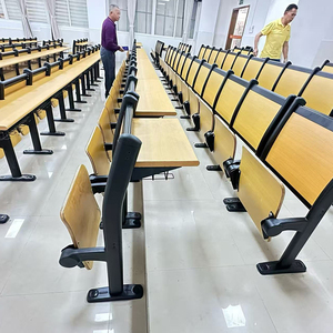 Promotion à bas prix pour les salles de classe universitaires bureaux et chaises connectés combinaisons de bureaux et de chaises pour étudiants - Product Image 5
