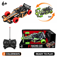 Mini voiture télécommandée RC 4 canaux pour intérieur, jouet de construction avec fonctions de retournement et de rotation, avec boîte de présentation, cadeau pour enfants, vente en gros