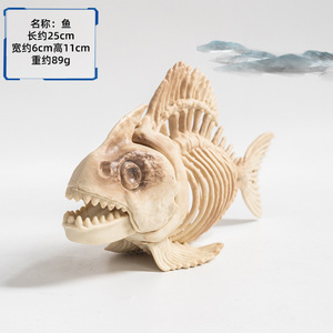 Halloween tối Khủng Bố Bộ xương động vật phát sáng trang trí đạo cụ con chó con chim con Khỉ Con Mèo quạ cá vịt con rắn ngôi nhà ma ám - Product Image 2