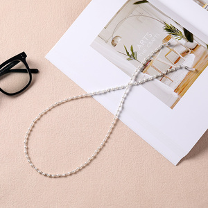 Chaîne de <span class=keywords><strong>lunettes</strong></span> rétro en imitation perle, minimaliste, antidérapante, <span class=keywords><strong>cordon</strong></span> pour <span class=keywords><strong>lunettes</strong></span> - Product Image 6