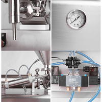 Machine de remplissage pneumatique à tête unique en gros d'usine pour verre de boisson de ketchup de beurre d'arachide de pâte crème cosmétique de 10-100mm
