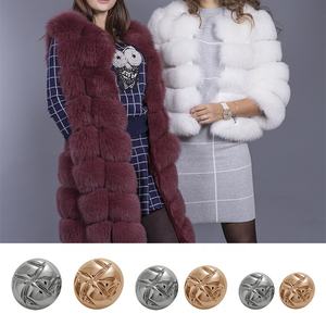 Botón <span class=keywords><strong>de</strong></span> Aleación <span class=keywords><strong>de</strong></span> Zinc con Vástago para Chaqueta, Abrigo, Cárdigan, Suéter Casual, Uniforme, Traje, Estilo Vintage, con Relieve - Product Image 6