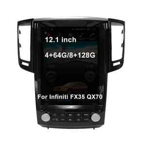 12.1 Inch Android 12 Multimedia Player For Infiniti FX35 QX70 2011-2015 Car Radio Head Unit GPS Navi Auto Carplay Touch Screen