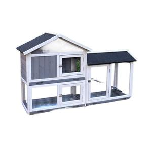 Cage à lapins en bois massif, abri extérieur résistant aux intempéries pour lapins, poulets, canards, pigeons, <span class=keywords><strong>enclos</strong></span> pour animaux de compagnie toutes saisons - Product Image 6