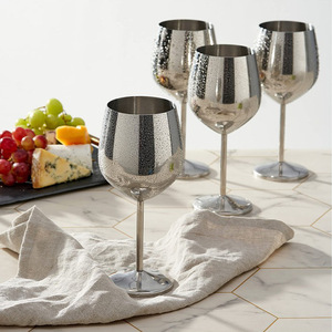 Gobelets isothermes en acier inoxydable de 18 oz avec logo <span class=keywords><strong>personnalisé</strong></span>, rouge et or, pour vin et champagne, verres à vin en métal au design élégant - Product Image 6