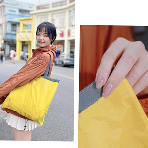 Sac de courses pliable ultraléger, écologique, réutilisable, en tissu ripstop - Product Image 4