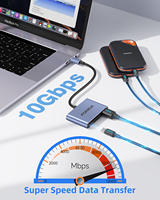 Concentradores USB 4 en 1 2026 con Lector de Tarjetas de Memoria, Adaptador USB OTG y Lector de Tarjetas SD para iPhone/iPad