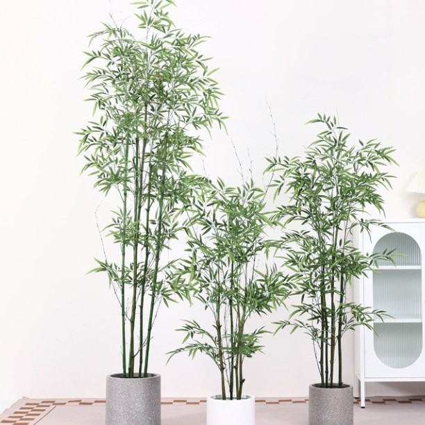 Bonsaï en bambou vert 120 cm