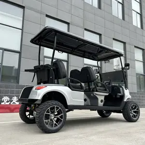 Voiture de parcours de golf à quatre roues électrique à énergie solaire personnalisée véhicule tout-terrain ATV fabricants de véhicules de chasse