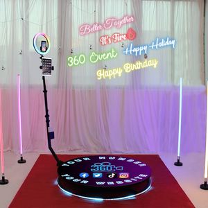 2024 New Adjustable 360 Photo Booth Photobooth 360 Video Photo Booth Ratotaing Automatic 360 Photo Booth - Product Image 5