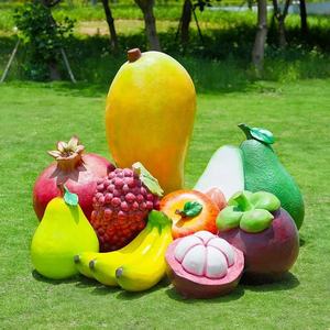 Tượng trang trí ngoài trời bằng sợi thủy tinh, kiểu dáng trái cây táo lê, thủ công tinh tế, đặt làm riêng - Product Image 2