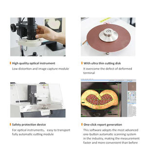 Analizador de Secciones Planas JCW-QC35, Máquina de Análisis de Cortes Transversales de Terminales de Molienda Automática - Product Image 3