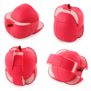 Ensemble de cubes de fruits, pomme, citron, banane, mignon, Fruit, divers, rotation à 360 degrés, jouet de décompression - Product Image 2