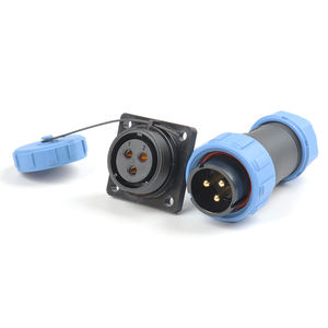 Connettore di alimentazione impermeabile IP68 SP21-<span class=keywords><strong>2</strong></span>/<span class=keywords><strong>3</strong></span>/4/5/6/7/9 presa industriale maschio femmina cavo di testa in rame 10A per FPC Aviati - Product Image 1