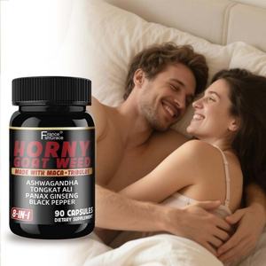 Extrait de plantes de Horny Goat Weed avec racine de Maca noire, étiquette personnalisée, pour soutenir l'énergie des hommes, capsules de Horny Goat Weed - Product Image 1