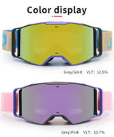 Jiepolly Custom Oem Adulte Dirt Bike Off-Road Roll Off Sport Anti-Scratch Fit Casque Motocross Lunettes Lunettes Avec Boîte D'em