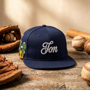 Gorra Ajustada de 6 Paneles de Calidad 5A con Logotipo Bordado Personalizado, Visera Plana, Estilo Béisbol, Gorra Deportiva, Gorra Snapback de Moda para Equipos de Béisbol - Product Image 1