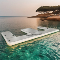 Bateau à moteur gonflable personnalisé Jet Ski Dock quai flottant pour équipement de jeux d'eau à vendre