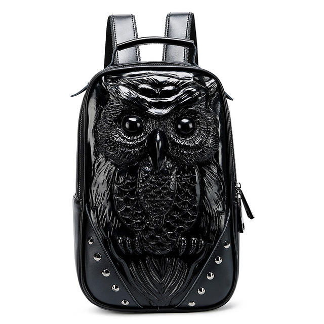owl backpack purse