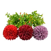 DREA - Cabeza de Flor de Crisantemo Artificial de Alta Calidad de 7 cm, Flor Artificial para Decoración de Pasteles de Boda, Proveedores de Flores Artificiales