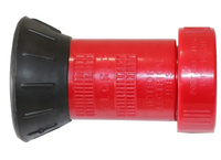 Nosel Semprotan Air Jet Plastik Merah, Nosel Air Jet 1" 1.5" 2" 2.5" BSP/NH/NST/BPSH Sambungan Ulir Betina/Kopling Hidran